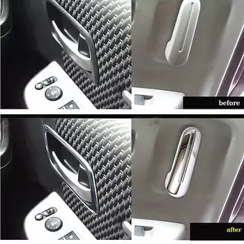 JY SUS304 нержавеющая сталь крышка внутренней дверной ручки + рамка автомобиля Стайлинг протектор Аксессуары стикер для Honda STEPWGN RP1/4 2015