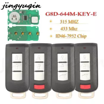 JYQ G8D-644M-KEY-E удаленный ключ от автомобиля 315/433 МГц ID46 7952 для Mitsubishi Lancer Outlander ASX Galant RVR Pajero Shogun Keyless Go