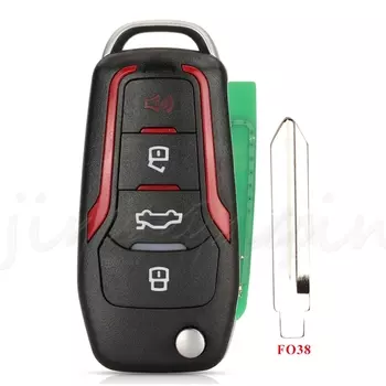 JYQ модифицированный дистанционный автомобильный откидной ключ 315 МГц 433 МГц для Ford F150 Explorer Focus Edge Escape Ranger Mustang Flex Mercury Lincoln