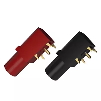 JZDZ Банановая розетка из чистой меди, позолоченная