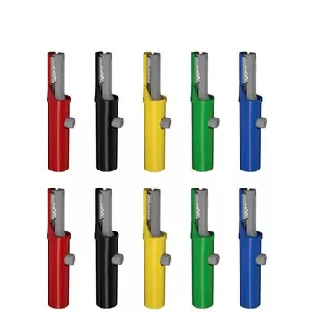 JZDZ изолированные зажимы крокодил 51 мм 10 шт