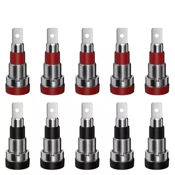 JZDZ Клеммы типа «банан» 4 мм, 10 шт.