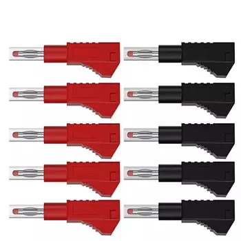 JZDZ разъем «банан» 10 шт., медный, 4 мм