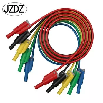 JZDZ штабелируемые мультиметровые тестовые выводы 4 мм 5 шт.