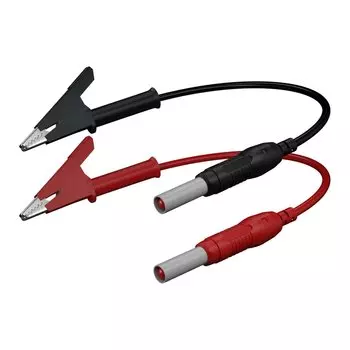 JZDZ Тестовый провод банановый-банановый 1 м красный черный