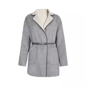 K1810X Высококачественные пальто из 70% австралийской шерсти, осенне-зимняя новая роскошная женская одежда, куртка с капюшоном