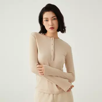 K2519X Базовый слой Футболка Роскошная женская одежда Высокое качество Осень Зима Новая эластичная однотонная футболка с длинным рукавом с круглым вырезом BC