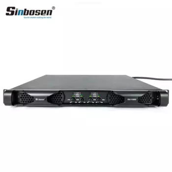 K4-1400 1U 1400 Вт портативный усилитель мощности для сцены, 4-канальный цифровой модуль усилителя класса D