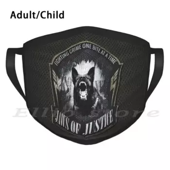 K-9 Unit-Police Unit-немецкий овчарник с забавным принтом, многоразовый шарф 2950, маска для лица K9 Unit work Dogs Schutzhund Gsd
