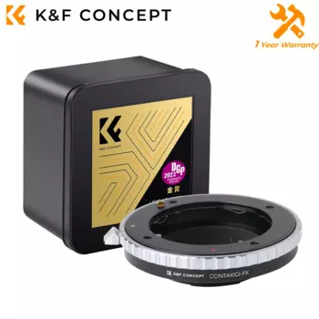 K & F Concept адаптер для крепления объективов Contax G к фотоаппарату Fujifilm X Series для фотоаппарата Fuji приблизительная фотография