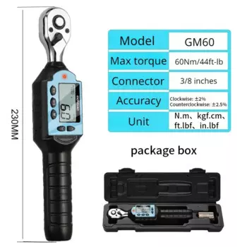 Kaalee GM Цифровой динамометрический ключ 3/8 дюйма