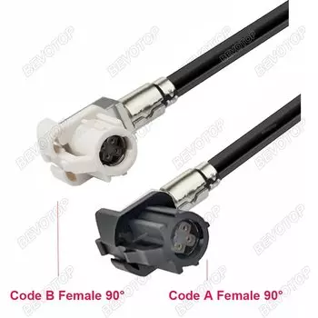 Кабель BEVOTOP LVDS с кодом A к коду B, гнездо для Peugeot Citroen, автомобильный радиоприемник, GPS-навигация, высокоскоростные кабели LVDS HSD