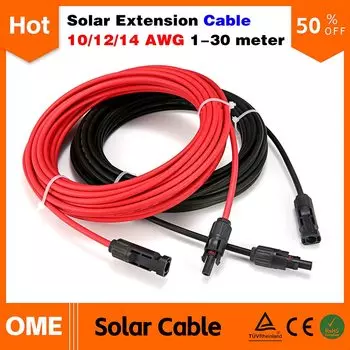 Кабель для солнечных панелей XIONGISOLAR 2.5/4/6 мм