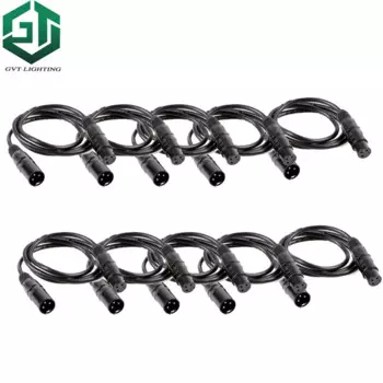 Кабель DMX GVT 1 метр 10 шт