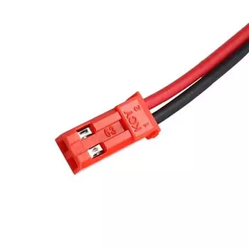 Кабель JST разъемы 100 мм/150 мм черный+красный 10 пар