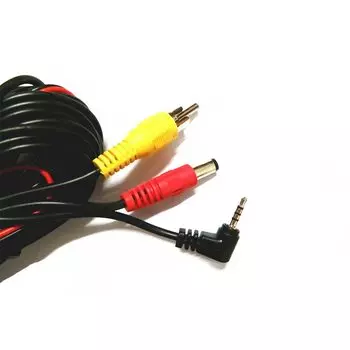 Кабель камеры HD CCD, проводной, 2,5 мм, AV-разъем для наушников, для всех автомобилей, для парковки, камера заднего вида, подключение к портативному GPS