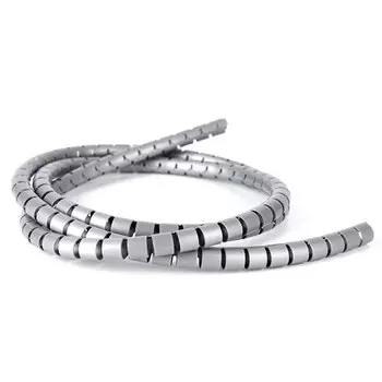 Кабельная обвязка для ПК, телевизора, 1 м, 10/25 мм, спиральная обмотка, аккуратный шнур, органайзер для проводов, зажимы для галстуков, фиксатор держатель с креплением