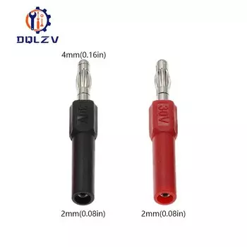 Кабельные адаптеры DQLZV 2MM female socket to 4MM plug