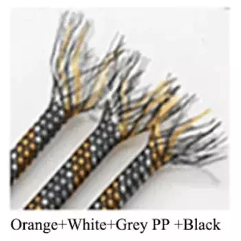 1/5/10 м, 4 мм, 8 мм, 12 мм, плетеная кабельная муфта, полипропиленовая хлопковая ПЭТ-пряжа, смешанная расширяемая гибкая изоляционная линия, защитная оболочка для проволоки