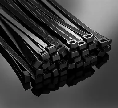 Кабельные стяжки 3М 4М черные белые 50 шт.