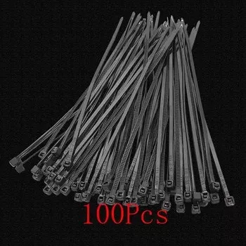 Кабельные стяжки LOCHEUK нейлон черные белые 100 шт