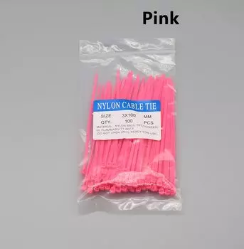 Кабельные стяжки нейлоновые 100 шт