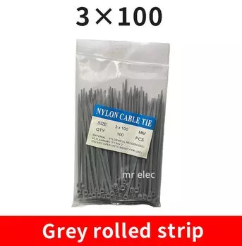 Кабельные стяжки нейлоновые 100 шт. 3х100 мм