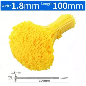 Кабельные стяжки Riselant 100 шт., 3*100 мм, красный, желтый, синий, зеленый