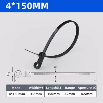 Кабельные стяжки ZYCN, нейлон, самоблокирующиеся, 100 шт.