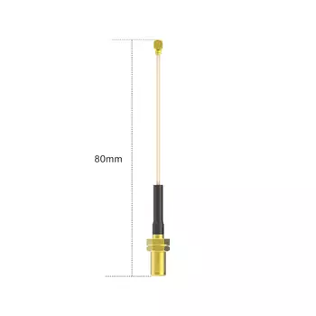Кабель-переходник RP-SMA с гнездом 60 мм/80 мм/100 мм/110 мм/120 мм/170 мм/220 мм для FPV