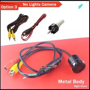 Кабель переключателя Koorinwoo для зеркального изображения автомобиля, фронтальная камера, камера заднего вида, резак 18,5 мм, металлическая камера, Система помощи при парковке 12 В