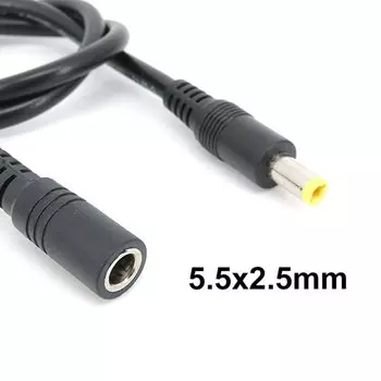 Кабель питания CCTV DC 12В 5.5 мм x 2.5 мм 7A