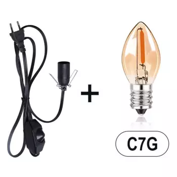 Кабель питания Genixgreen с диммером для ламп E14