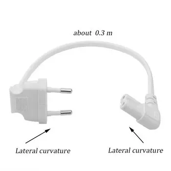Кабель питания JCD для цифровой техники IEC 320 C7, 0.3 метра