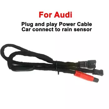 Кабель питания с датчиком дождя Plug and Play для автомобильного видеорегистратора с Wi-Fi, видеорегистратор для Audi a3 a4 a5 a6 a7 a8 q2 q3 q5 q7 q8 s3 s4 s5 s6