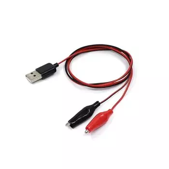 Кабель питания с зажимом типа «крокодил», 60 см