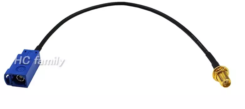 Кабель RG174 Fakra C Fakra D на SMA 20 см ATANTCLPC