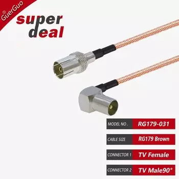 Кабель RG179 BNC GuerGuo
