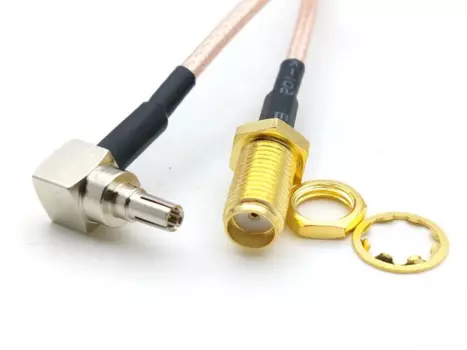 Кабель RG316, 50 шт., разъем SMA female/CRC9 male