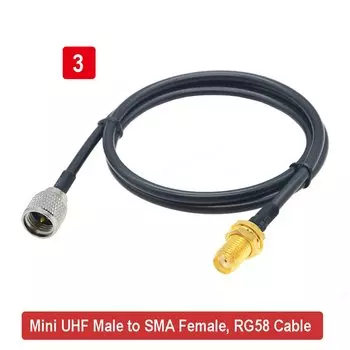 Коаксиальный кабель RG58 BEVOTOP Mini UHF - SMA