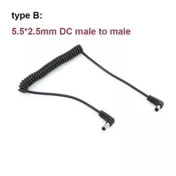 Кабель-удлинитель Angel черный 1,5 м 5,5x2,1 мм