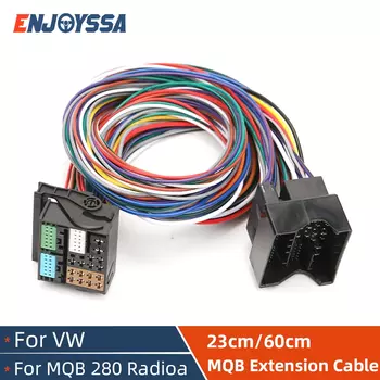 Кабель-удлинитель MQB, 23 см, 60 см, 52 контакта, для замены деталей Audi A4, A6, Skoda, VW Гольф 7, Jetta 5, 6, MK5, MK6, MIB, 280