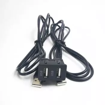 Кабель-удлинитель с двумя USB-портами и поддержкой зарядки, 100 см