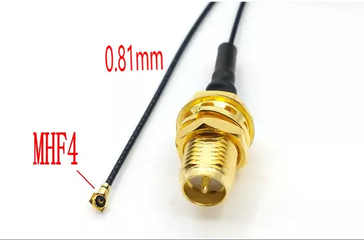 50 шт./100 шт., резьбовой кабель для Mini PCI 0,81 мм карты Intel WIFI