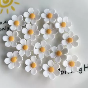 Кабошон из смолы Цветы 10 шт Fresh Garden