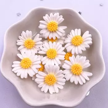 Кабошон ромашка из канифоли Diy Super Paradise