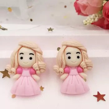 Кабошон с девушкой Diy Super Paradise 6 шт.