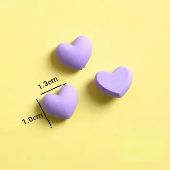 Кабошоны GRHO 10 шт., сердечки, канифоль