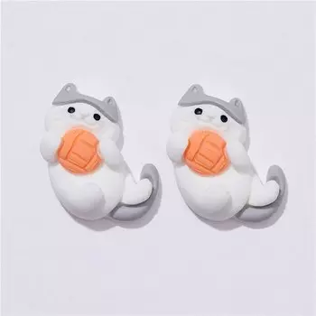 Кабошоны GRHO Кавайная серия кот и ежик 10 шт