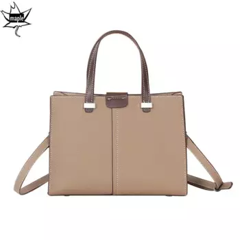 Качественная женская сумка-тоут A +, Коллекция 100% года, сумка из того телячьей кожи для женщин, дизайнерская Роскошная вместительная однотонная сумка-шоппер, 2025